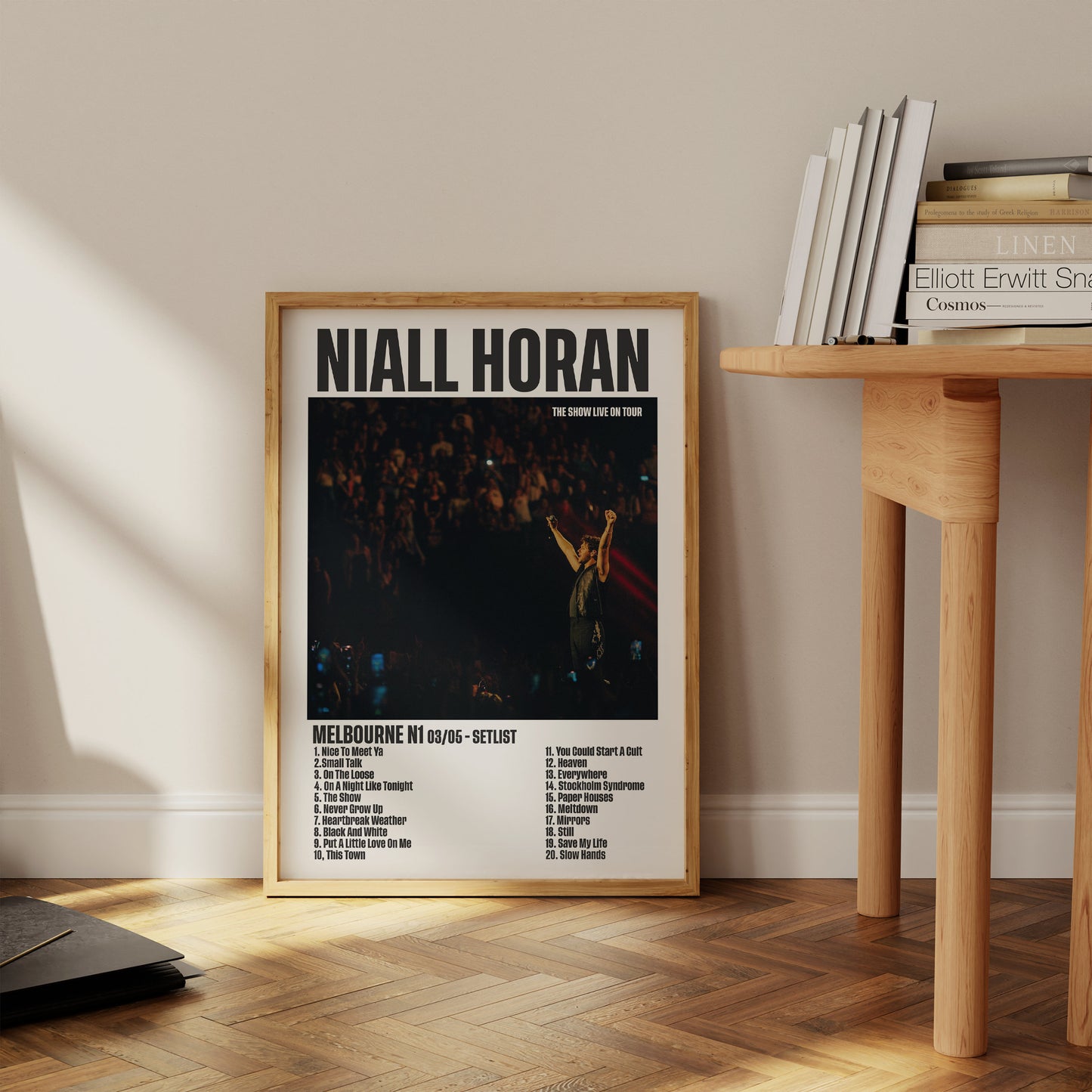Niall Horan CUSTOM Setlist Print | The Show Live On Tour | Setlist Print | Concert Print | Niall Horan Print | Wall Decor
