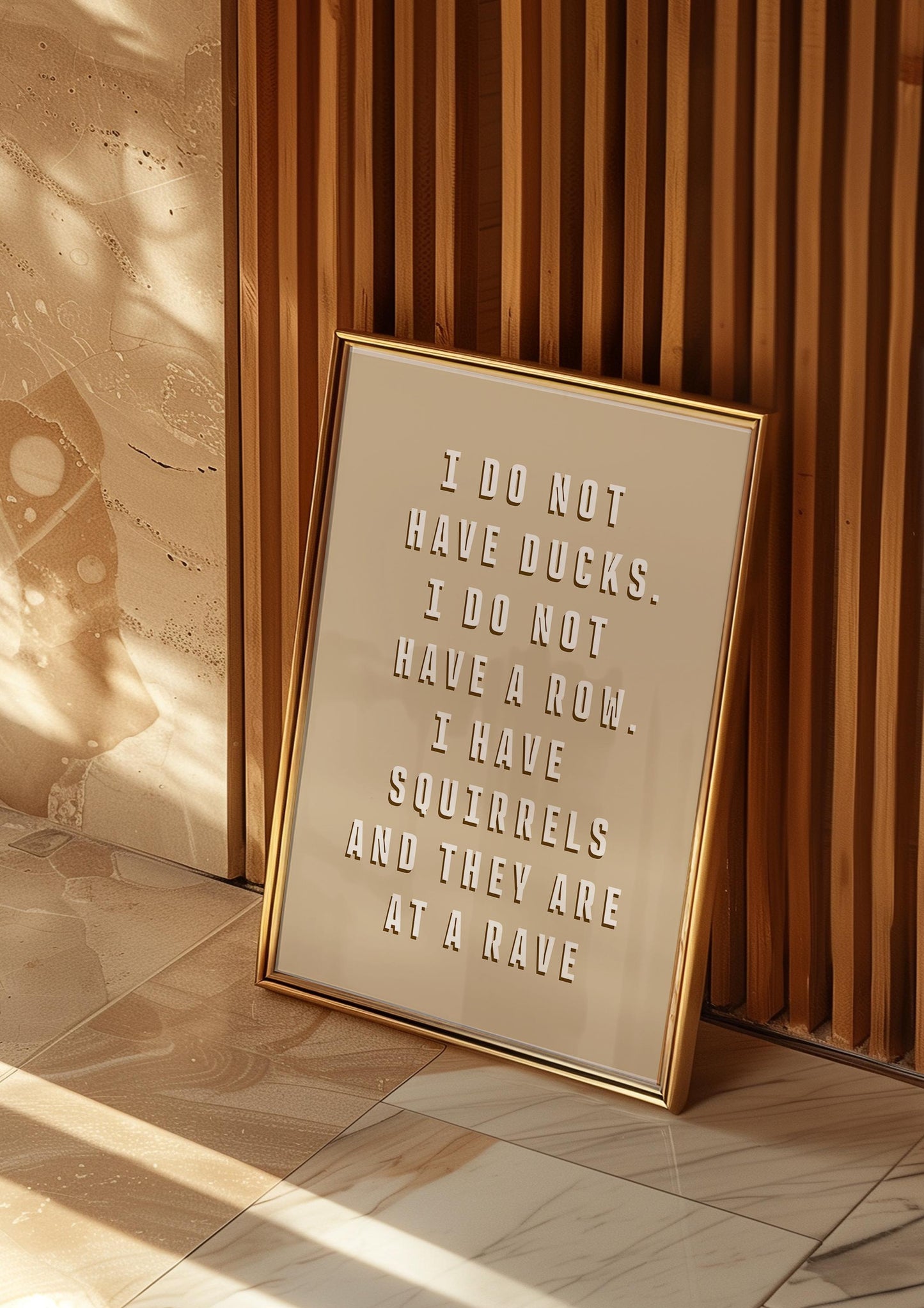 I Don't Have Ducks Print | Quote Print | Funny Quote Print | Wall Art | Wall Decor | Digital Print | Gift For Her | Gift For Him