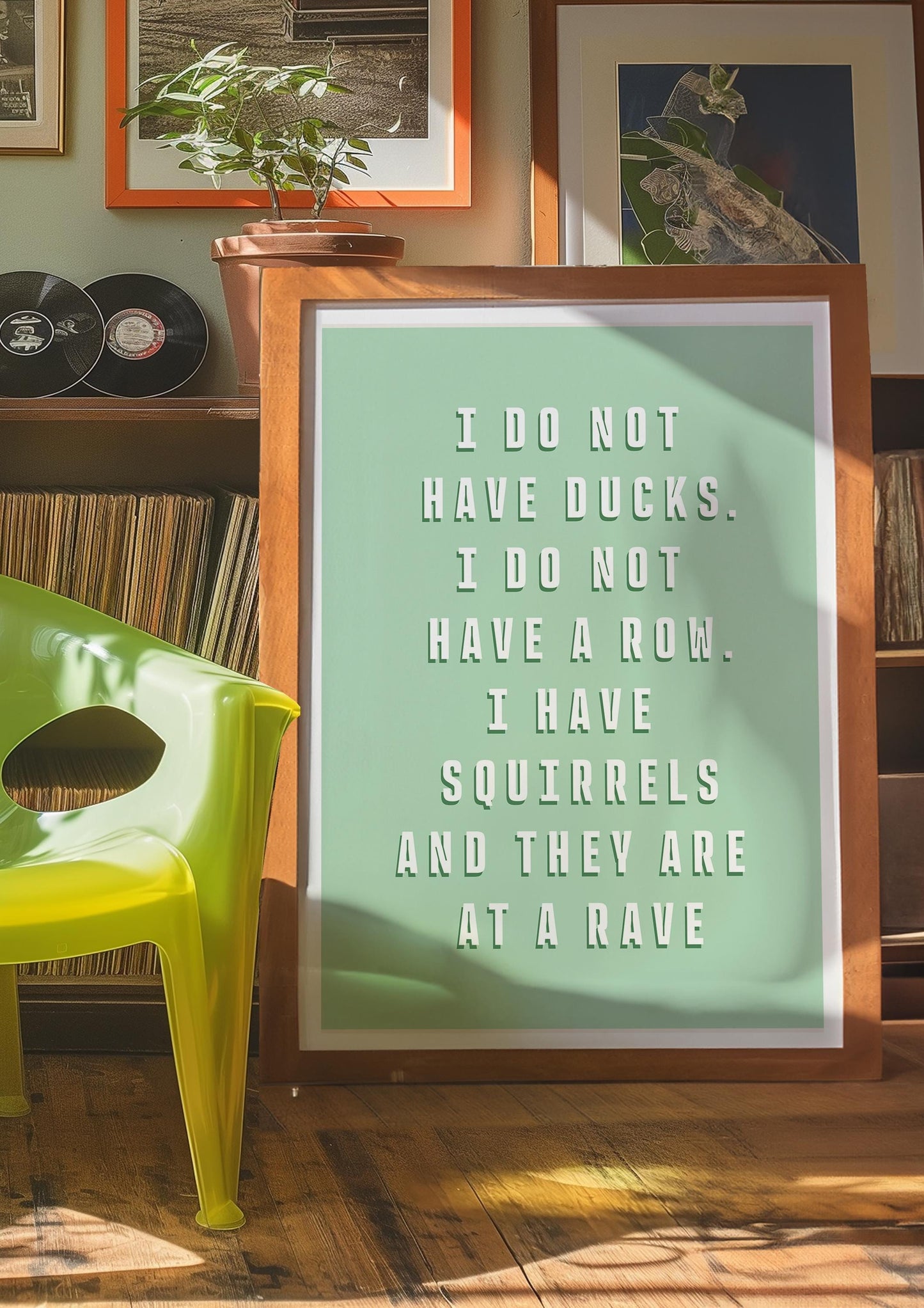 I Don't Have Ducks Print | Quote Print | Funny Quote Print | Wall Art | Wall Decor | Digital Print | Gift For Her | Gift For Him