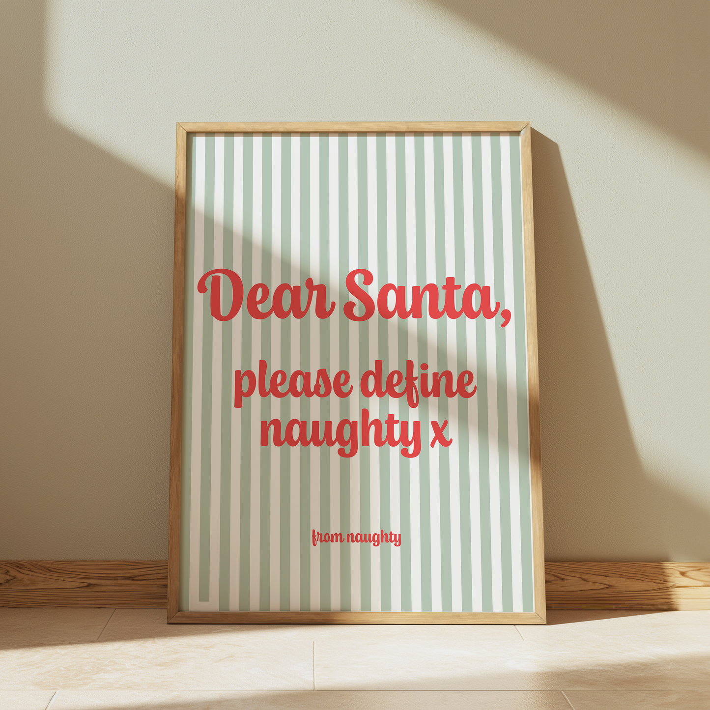 Dear Santa Print