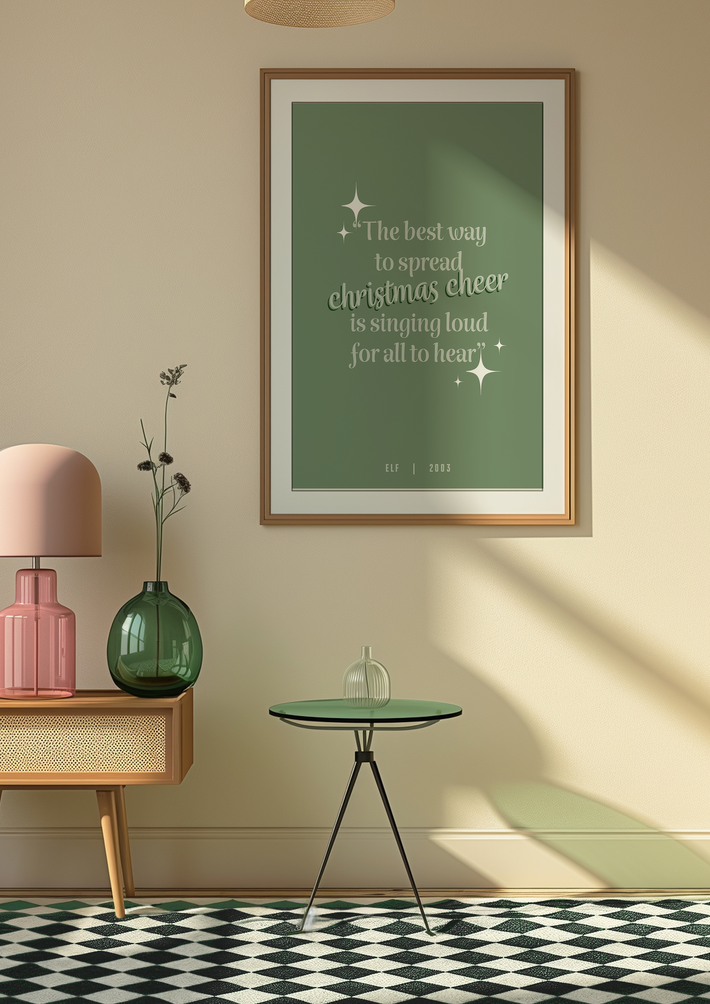 ELF inspired Christmas Quote Print