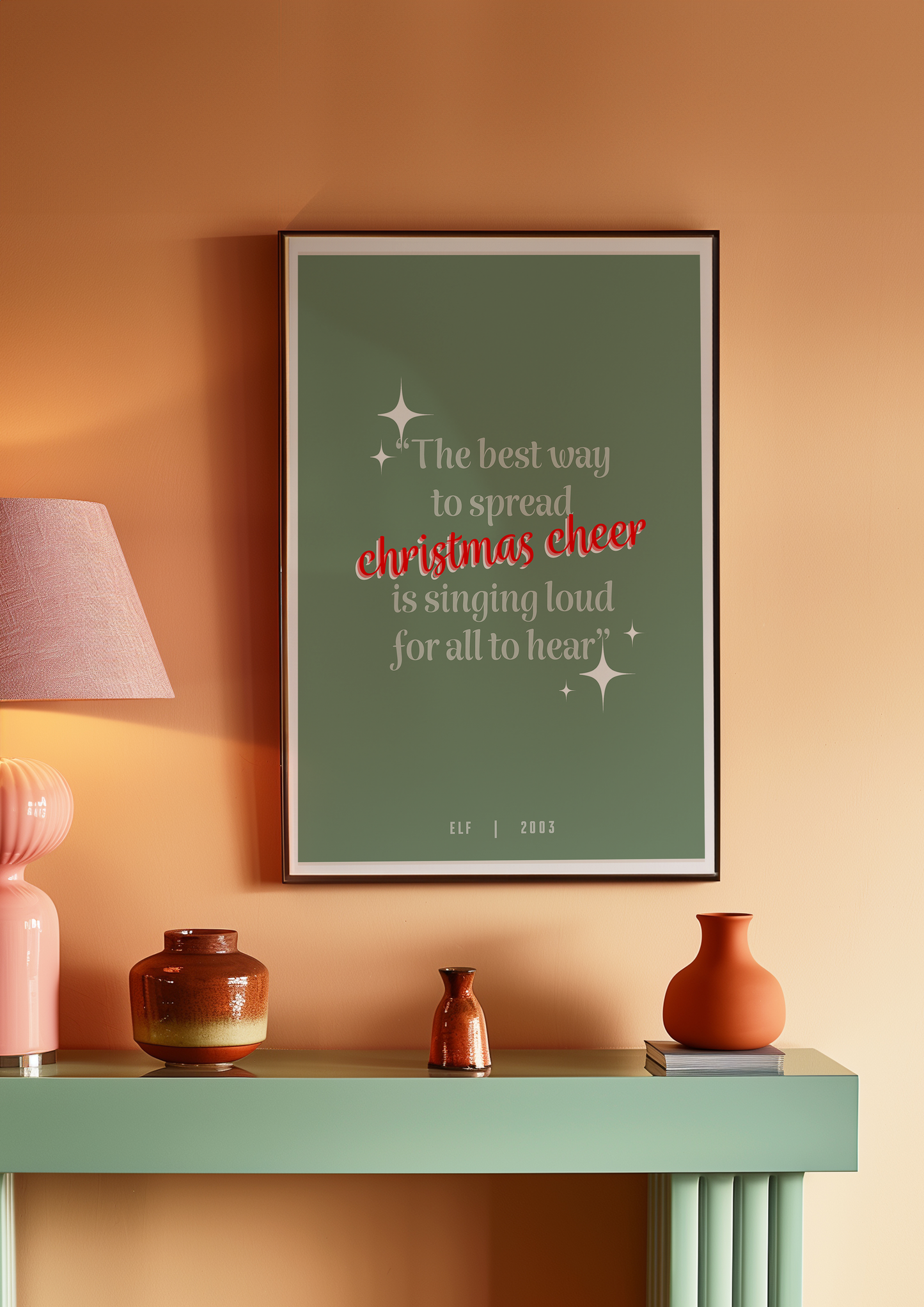 ELF inspired Christmas Quote Print