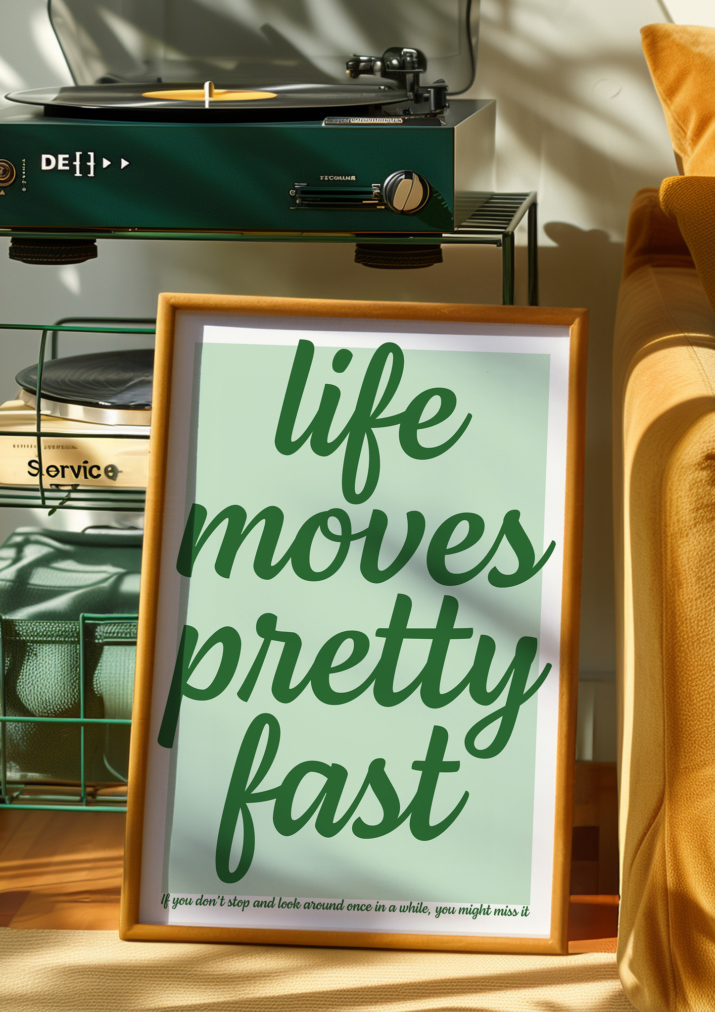 Life Moves Pretty Fast Print