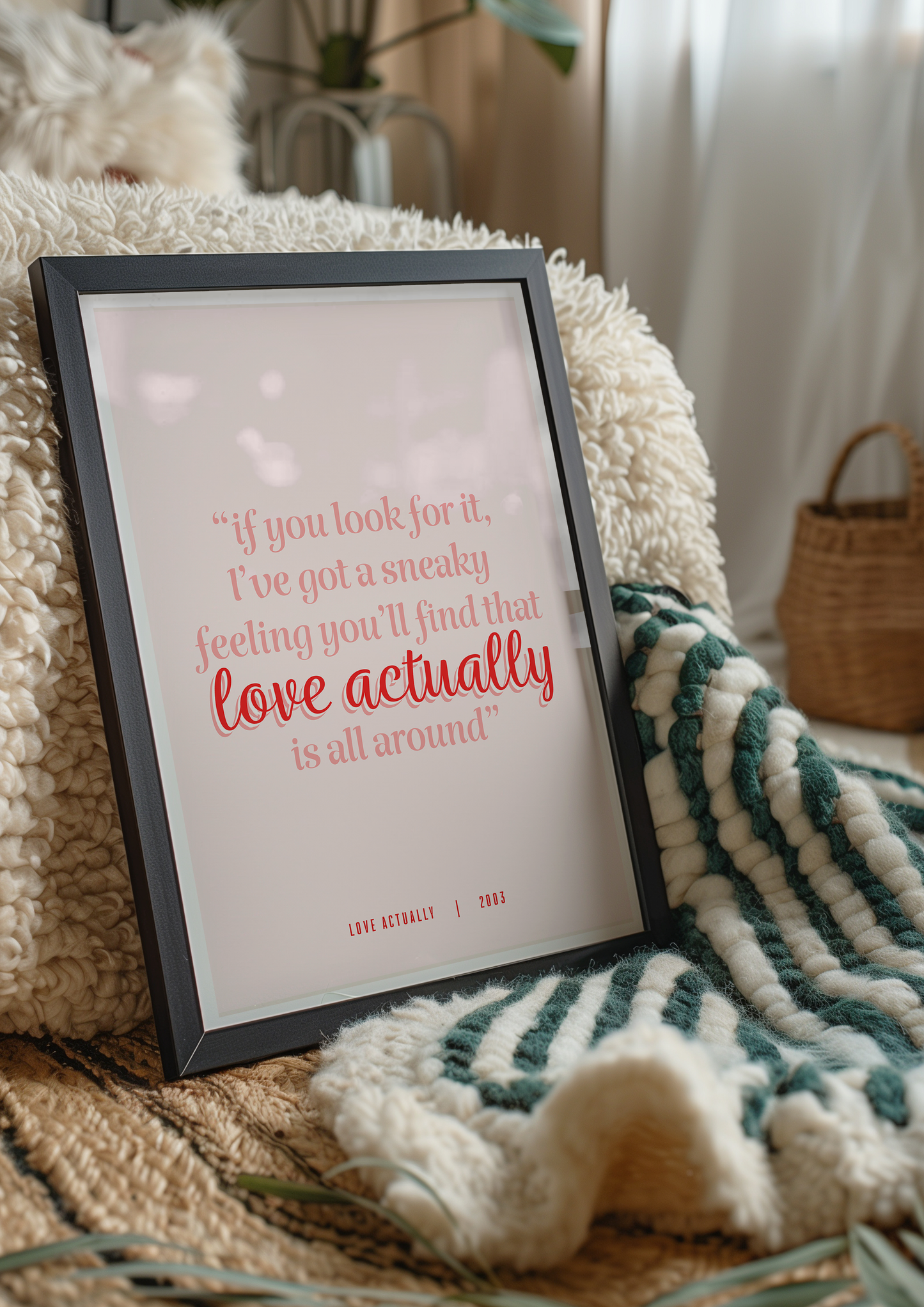 Love Actually Inspired Print