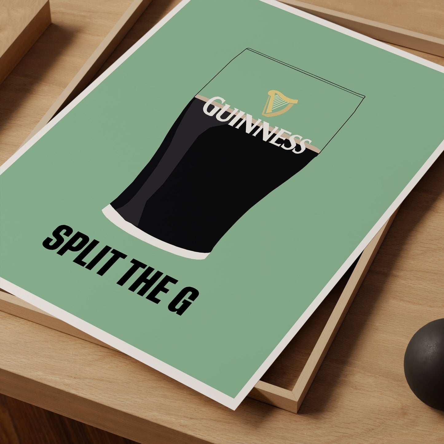 Guinness Print 'Split the G'