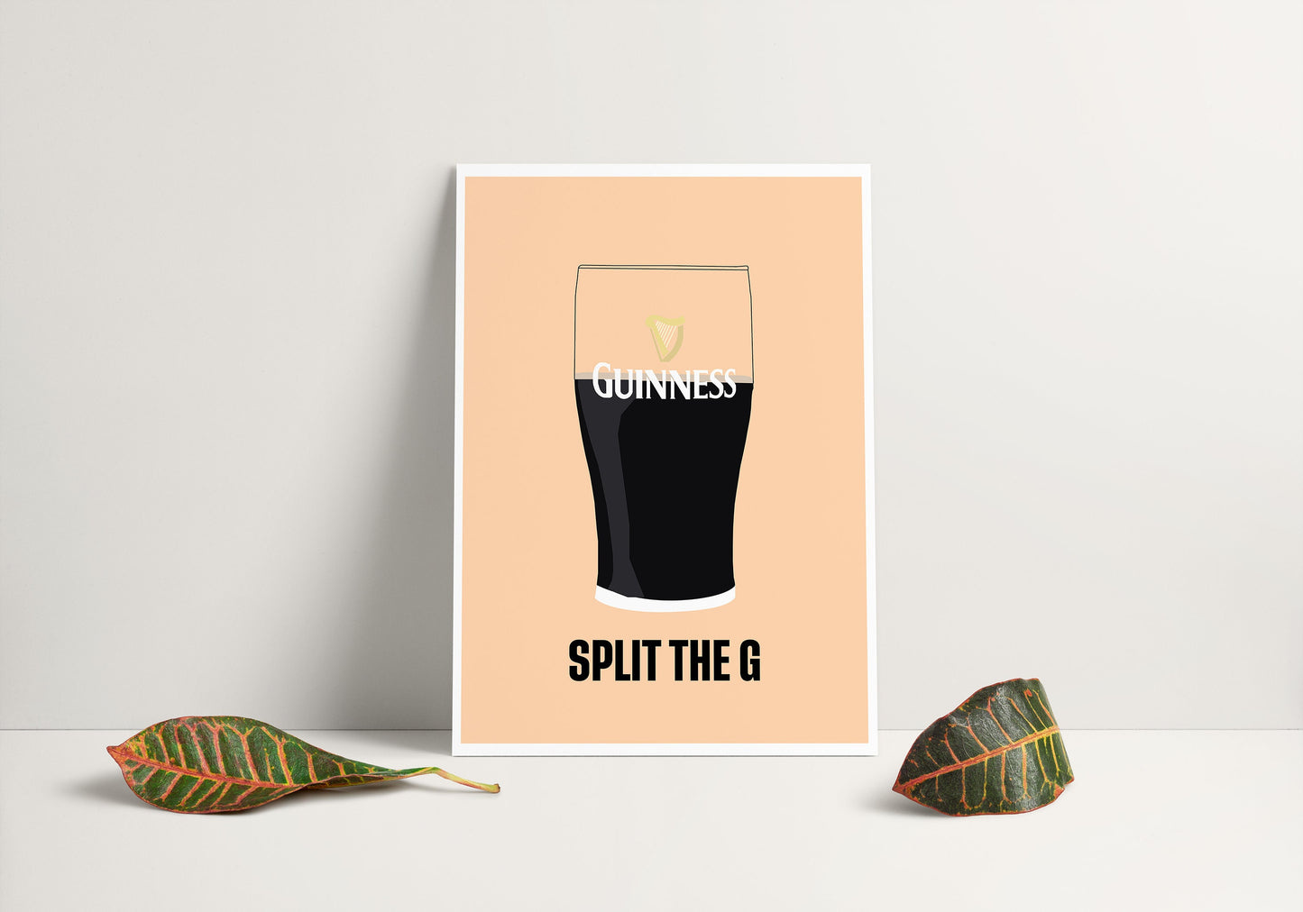 Guinness Print 'Split the G'