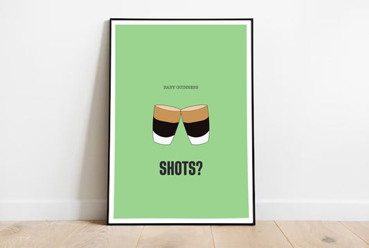 Baby Guinness Shots Print