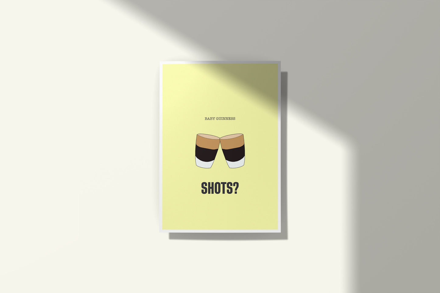 Baby Guinness Shots Print