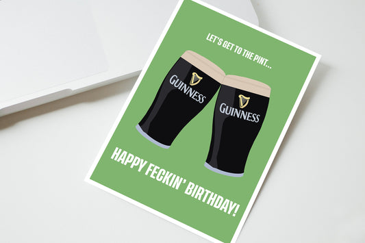 Card 'Happy Feckin Birthday'