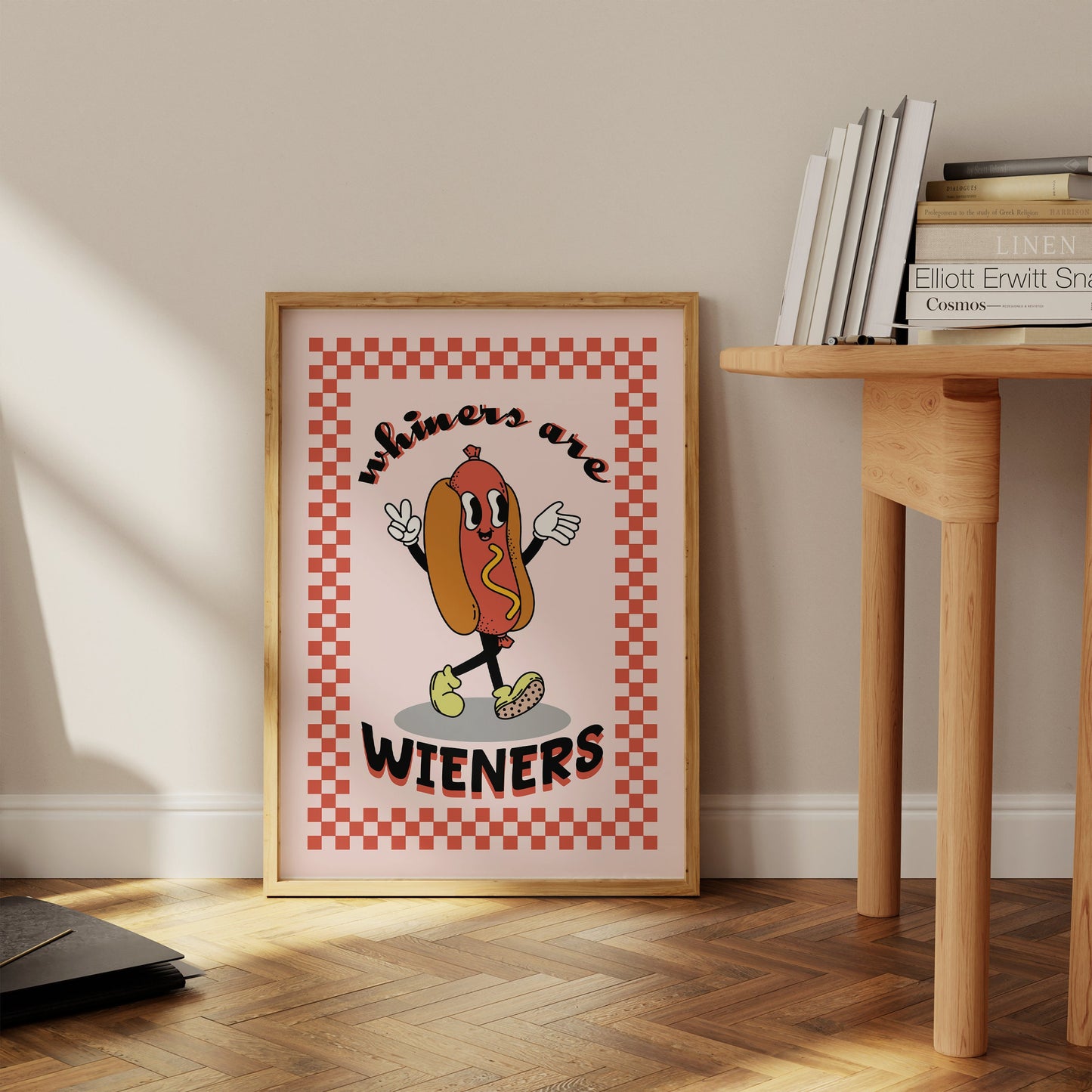 Hotdog Retro Print