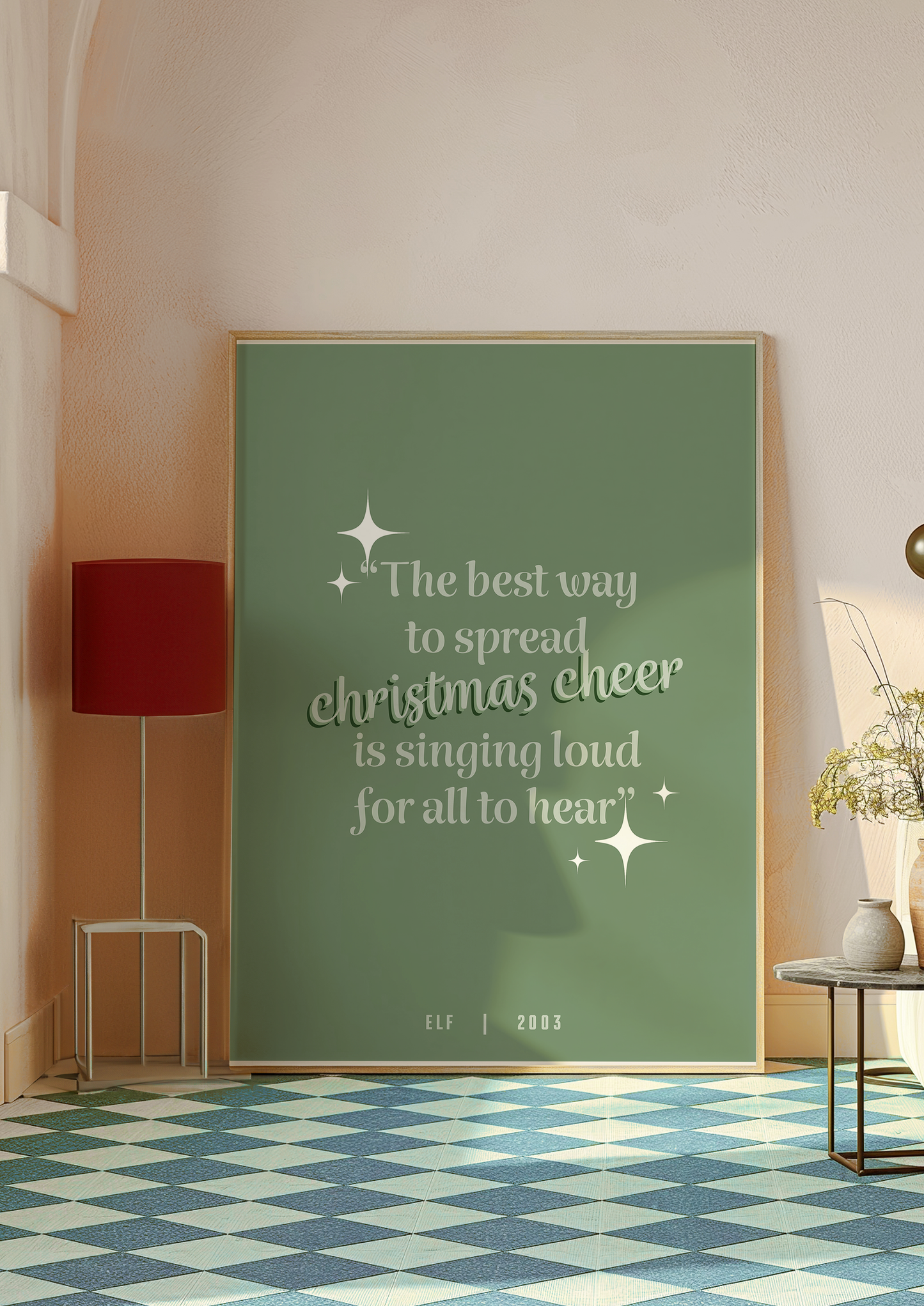 ELF inspired Christmas Quote Print