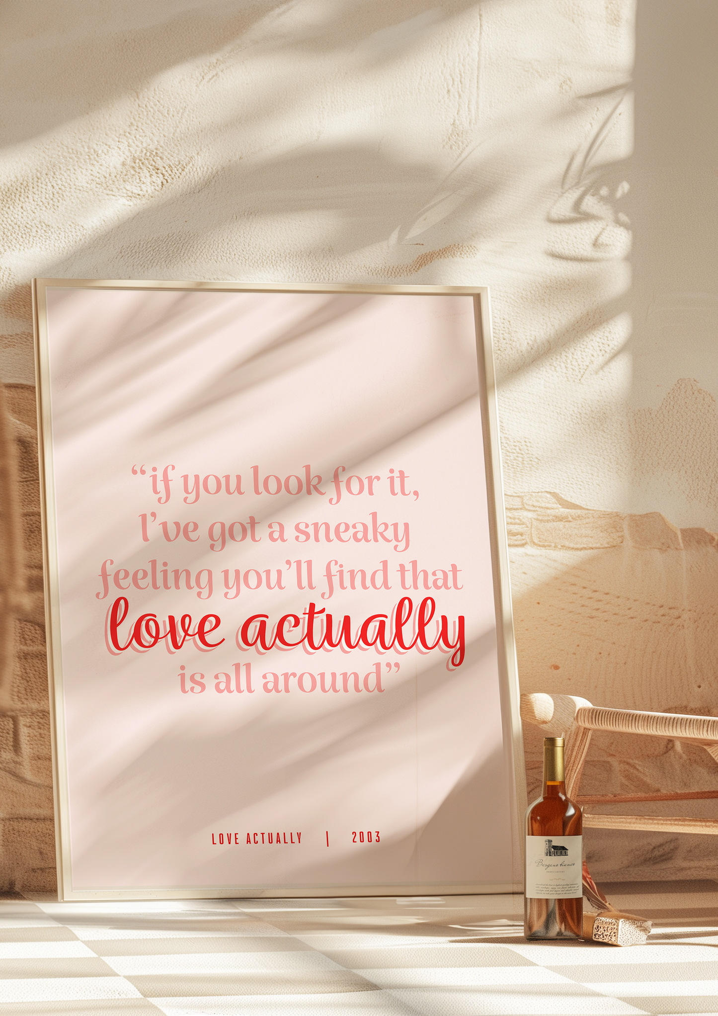 Love Actually Inspired Print