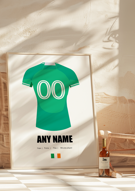 Ireland Rugby Custom Shirt Print