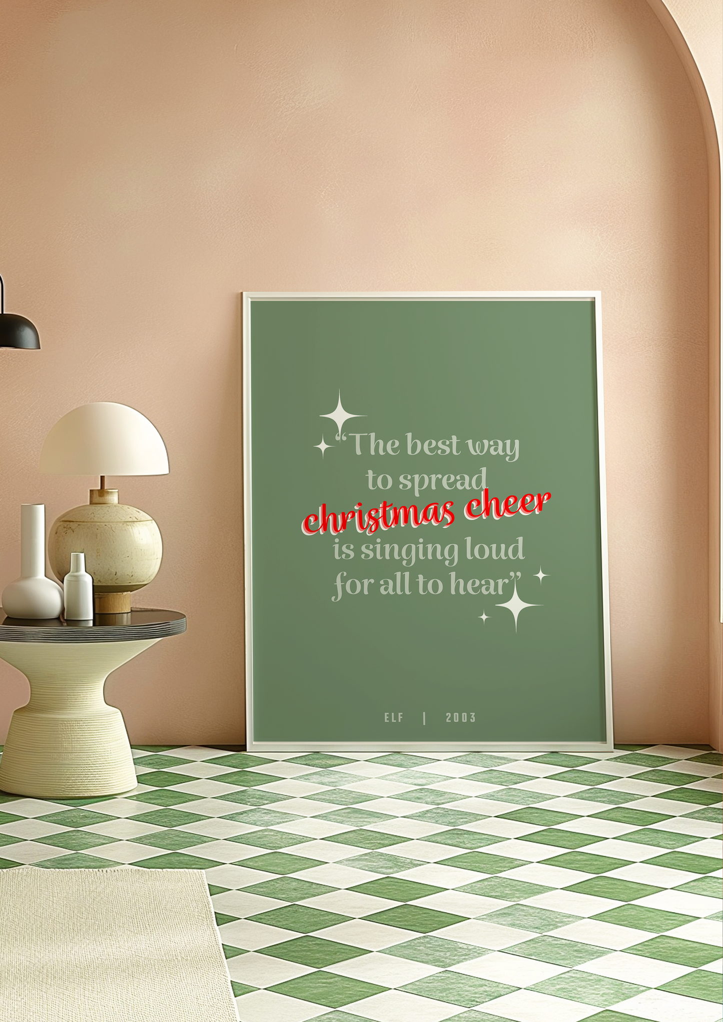 ELF inspired Christmas Quote Print